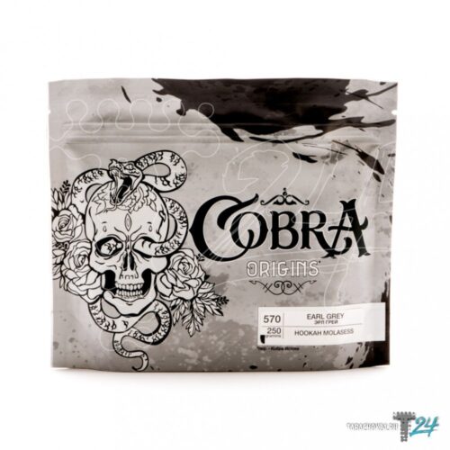 Cobra / Бестабачная смесь Cobra Origins Earl Grey, 250г в ХукаГиперМаркете Т24