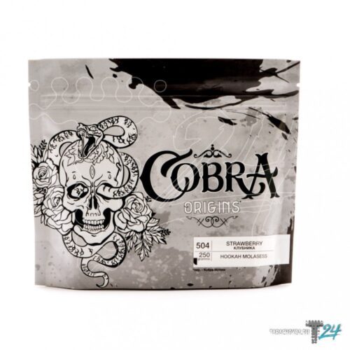 Cobra / Бестабачная смесь Cobra Origins Strawberry, 250г в ХукаГиперМаркете Т24