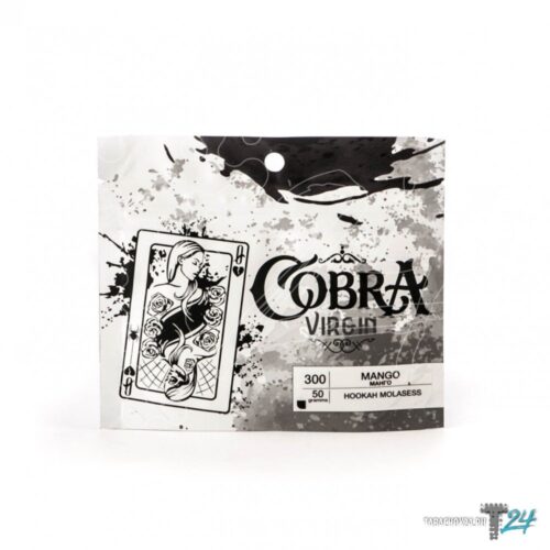 Cobra / Бестабачная смесь Cobra Virgin Mango, 50г в ХукаГиперМаркете Т24
