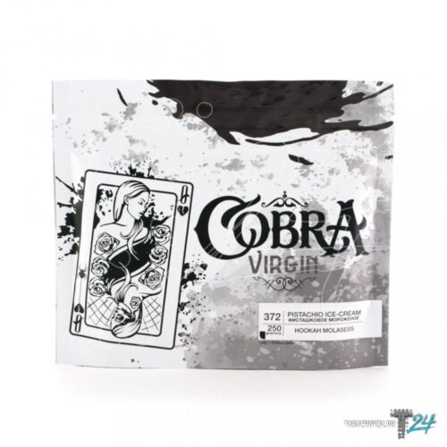 Cobra / Бестабачная смесь Cobra Virgin Pistachio Ice Cream, 250г в ХукаГиперМаркете Т24