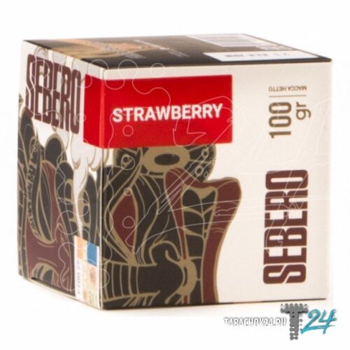 Sebero / Табак Sebero Strawberry, 100г [M] в ХукаГиперМаркете Т24