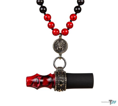 Japona Hookah / Мундштук персональный Japona hookah Samurai (beads) красно-чёрный в ХукаГиперМаркете Т24