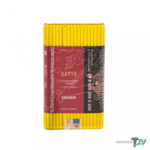 Satyr / Табак Satyr Aroma Susanin, 100г [M] в ХукаГиперМаркете Т24