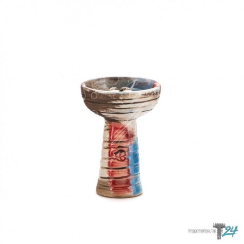 Vintage / Чаша Vintage ClayXglass Pika бело-сине-красная в ХукаГиперМаркете Т24