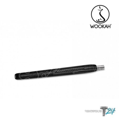 WOOKAH / Мундштук для кальяна Wookah Wooden Mouthpiece Nox Black Leather в ХукаГиперМаркете Т24