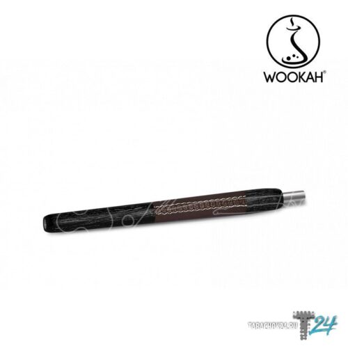 WOOKAH / Мундштук для кальяна Wookah Wooden Mouthpiece Nox Brown Leather в ХукаГиперМаркете Т24