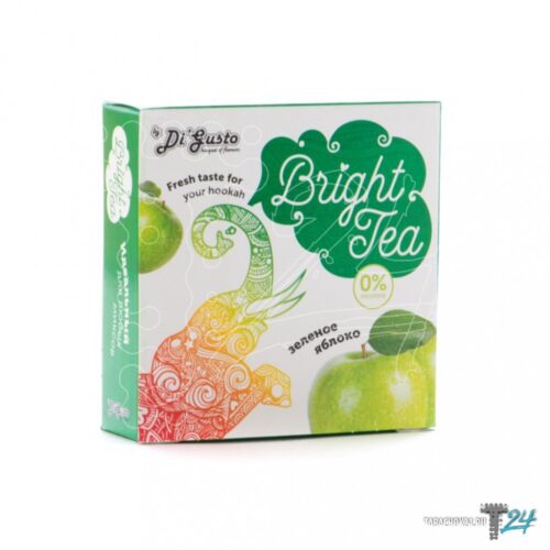 Bright Tea / Бестабачная смесь Bright Tea Зеленое яблоко, 50г в ХукаГиперМаркете Т24