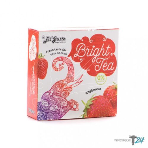 Bright Tea / Бестабачная смесь Bright Tea Клубника, 50г в ХукаГиперМаркете Т24