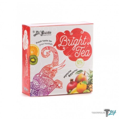 Bright Tea / Бестабачная смесь Bright Tea Мультифрукты, 50г в ХукаГиперМаркете Т24