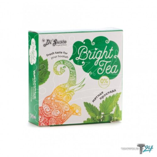 Bright Tea / Бестабачная смесь Bright Tea Мятная Прохлада, 50г в ХукаГиперМаркете Т24