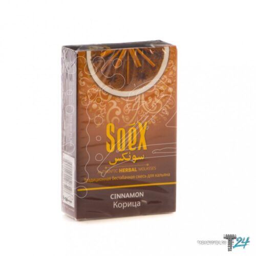Soex / Бестабачная смесь Soex Cinnamon, 50г в ХукаГиперМаркете Т24