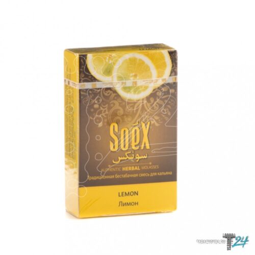 Soex / Бестабачная смесь Soex Lemon, 50г в ХукаГиперМаркете Т24
