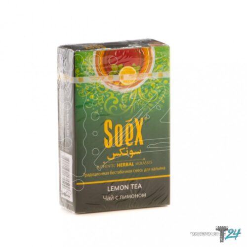 Soex / Бестабачная смесь Soex Lemon tea, 50г в ХукаГиперМаркете Т24