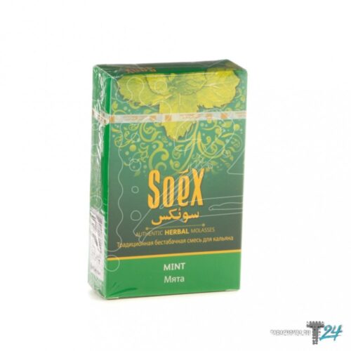 Soex / Бестабачная смесь Soex Mint, 50г в ХукаГиперМаркете Т24