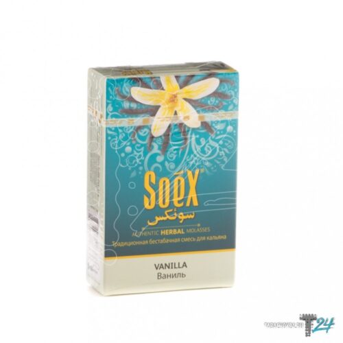 Soex / Бестабачная смесь Soex Vanilla, 50г в ХукаГиперМаркете Т24