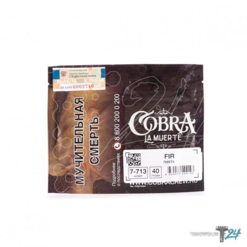 Cobra / Табак Cobra La Muerte 7-713 Fir, 40г [M] в ХукаГиперМаркете Т24