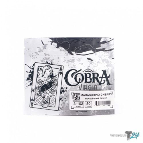 Cobra / Бестабачная смесь Cobra Virgin 3-102 Maraschino cherry, 50г в ХукаГиперМаркете Т24
