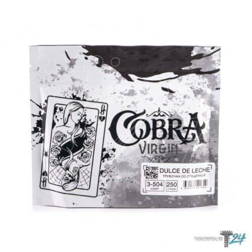 Cobra / Бестабачная смесь Cobra Virgin 3-504 Dulce de leche, 250г в ХукаГиперМаркете Т24