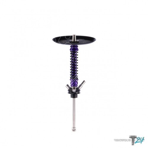 Mamay customs / Кальян Mamay Customs Coilovers Mini Фиолетово-черный (грав. Черепа) [без колбы] 9 в ХукаГиперМаркете Т24