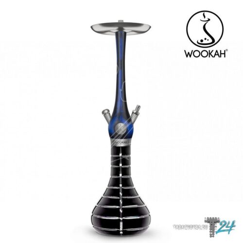 WOOKAH / Кальян Wookah Mastercut Striped Black Black/Blue в ХукаГиперМаркете Т24