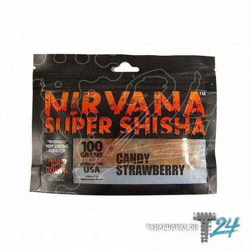 NIRVANA / Табак Nirvana Super Shisha Candy strawberry, 100г [M] в ХукаГиперМаркете Т24