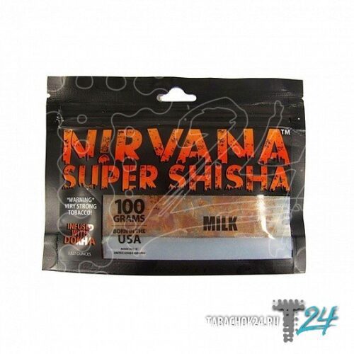 NIRVANA / Табак Nirvana Super Shisha Milk, 100г [M] в ХукаГиперМаркете Т24