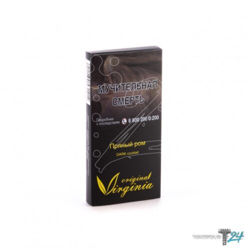 Original Virginia / Табак Original Virginia Dark Пряный ром, 50г [M] в ХукаГиперМаркете Т24
