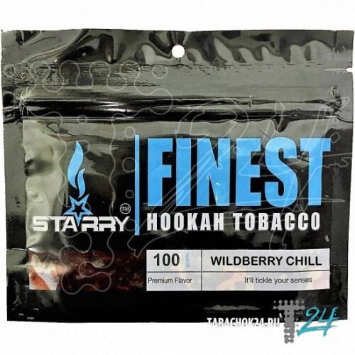 Starry / Табак Starry Wildberry chill, 100г [M] в ХукаГиперМаркете Т24