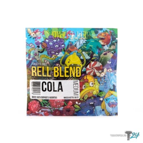 Rell Blend / Бестабачная смесь Rell blend Cola, 50г в ХукаГиперМаркете Т24
