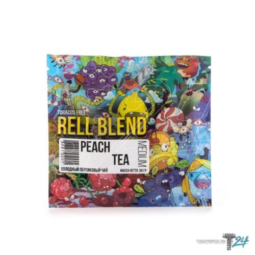 Rell Blend / Бестабачная смесь Rell blend Peach tea, 50г в ХукаГиперМаркете Т24