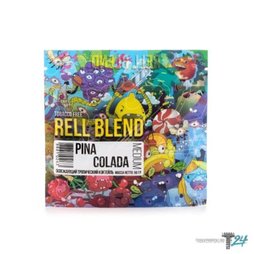 Rell Blend / Бестабачная смесь Rell blend Pina colada, 50г в ХукаГиперМаркете Т24