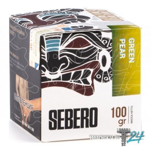 Sebero / Табак Sebero Green Pear, 100г [M] в ХукаГиперМаркете Т24