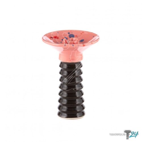 Cosmo / Чаша для кальяна Cosmo Bowl Hybryd розово-чёрная в ХукаГиперМаркете Т24