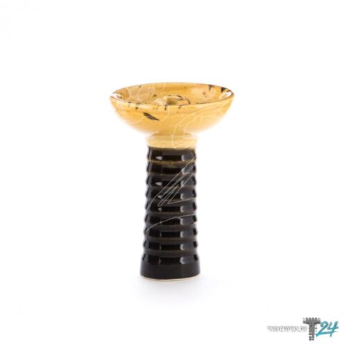 Cosmo / Чаша для кальяна Cosmo Bowl Phunnel жёлто-чёрная в ХукаГиперМаркете Т24