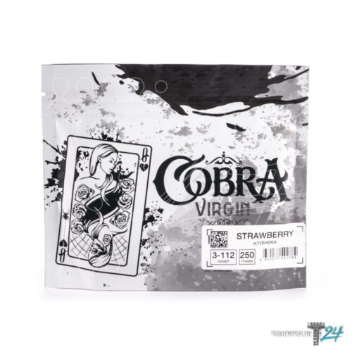 Cobra / Бестабачная смесь Cobra Virgin 3-112 Strawberry 250г в ХукаГиперМаркете Т24