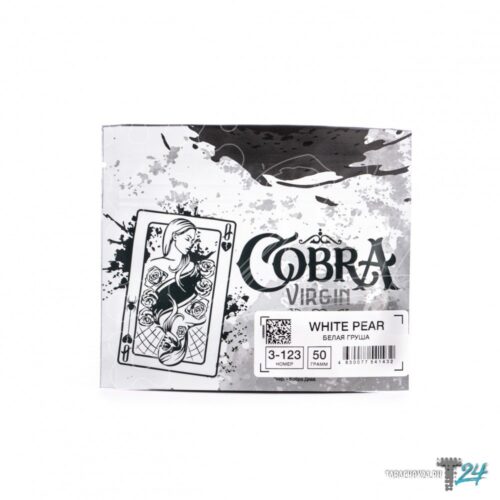 Cobra / Бестабачная смесь Cobra Virgin 3-123 White pear, 50г в ХукаГиперМаркете Т24