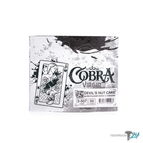 Cobra / Бестабачная смесь Cobra Virgin 3-507 Devils nut cake, 50г в ХукаГиперМаркете Т24