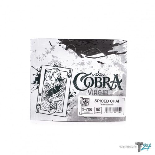 Cobra / Бестабачная смесь Cobra Virgin 3-706 Spiced chai , 50г в ХукаГиперМаркете Т24