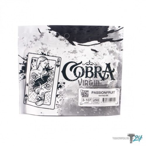 Cobra / Бестабачная смесь Cobra Virgin 3-107 Passionfruit, 250г в ХукаГиперМаркете Т24