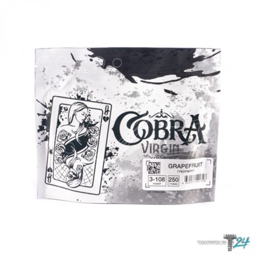 Cobra / Бестабачная смесь Cobra Virgin 3-108 Grapefruit, 250г в ХукаГиперМаркете Т24