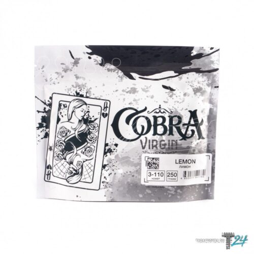 Cobra / Бестабачная смесь Cobra Virgin 3-110 Lemon, 250г в ХукаГиперМаркете Т24
