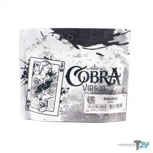 Cobra / Бестабачная смесь Cobra Virgin 3-116 Banana, 250г в ХукаГиперМаркете Т24