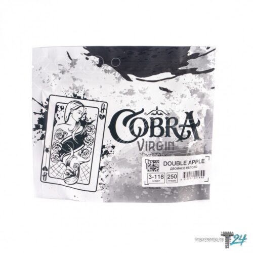 Cobra / Бестабачная смесь Cobra Virgin 3-118 Double apple, 250г в ХукаГиперМаркете Т24