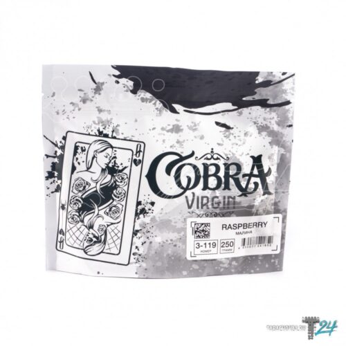 Cobra / Бестабачная смесь Cobra Virgin 3-119 Raspberry, 250г в ХукаГиперМаркете Т24