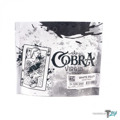 Cobra / Бестабачная смесь Cobra Virgin 3-123 White pear, 250г в ХукаГиперМаркете Т24