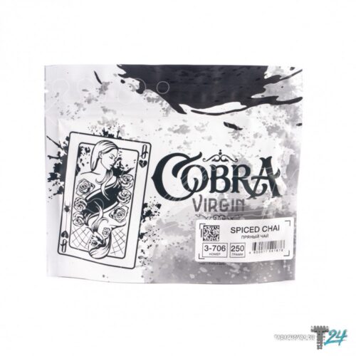 Cobra / Бестабачная смесь Cobra Virgin 3-706 Spiced chai, 250г в ХукаГиперМаркете Т24