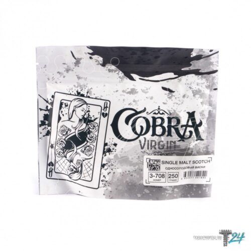 Cobra / Бестабачная смесь Cobra Virgin 3-708 Single malt scotch, 250г в ХукаГиперМаркете Т24