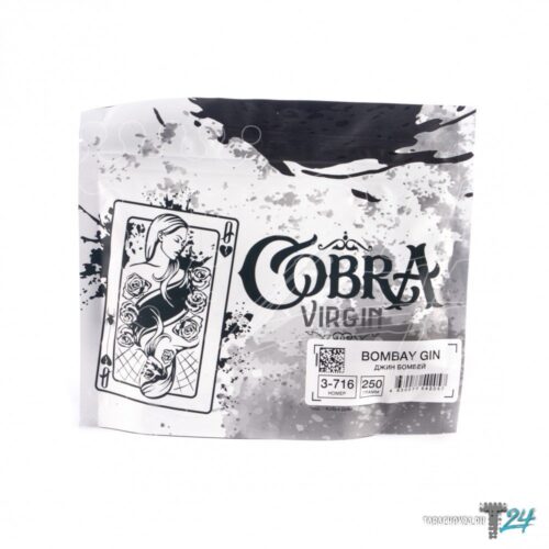Cobra / Бестабачная смесь Cobra Virgin 3-716 Bombay gin, 250г в ХукаГиперМаркете Т24