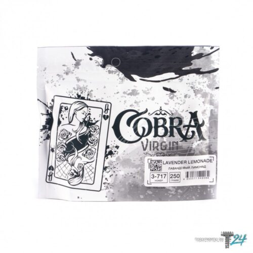 Cobra / Бестабачная смесь Cobra Virgin 3-717 Lavender lemonade, 250г в ХукаГиперМаркете Т24