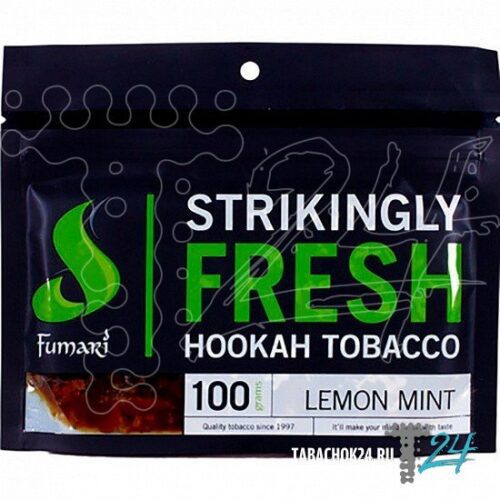 Fumari / Табак Fumari Lemon mint, 100г [M] в ХукаГиперМаркете Т24